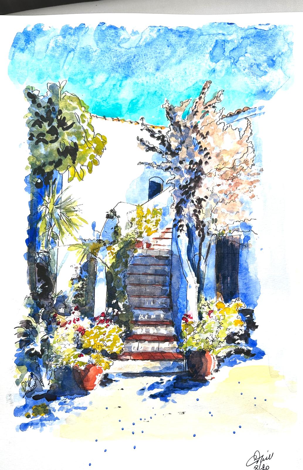 Painting 9 by Caroline J Hill